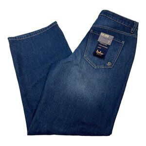 Indigo Rein Jeans Women 7 Super High Rise Dad Dark Wash Denim Long Inseam Casual